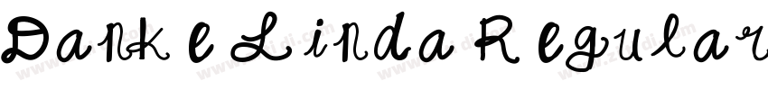 Danke Linda Regular字体转换